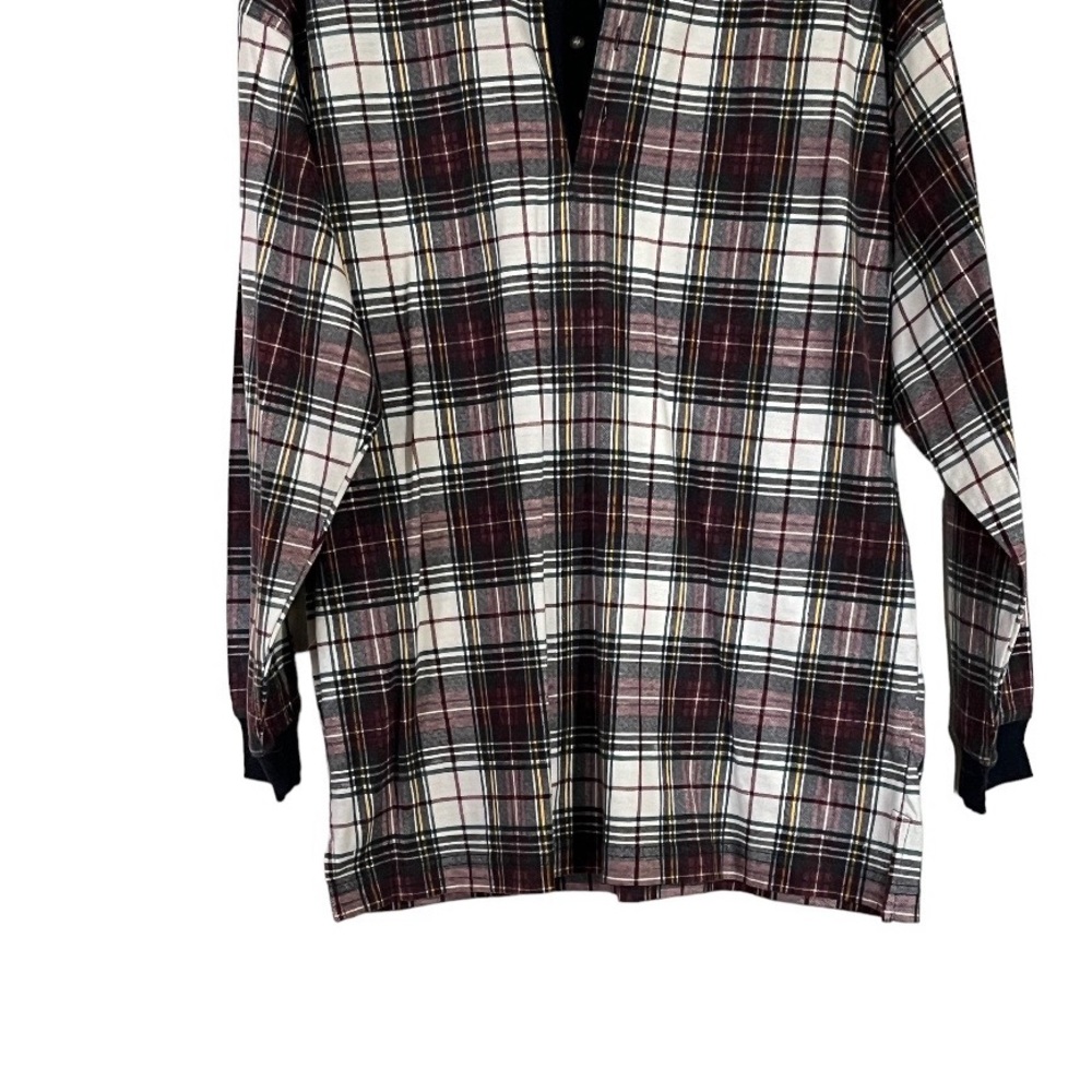 Knights of Round Table Plaid Long Sleeve - Picture 5 of 12